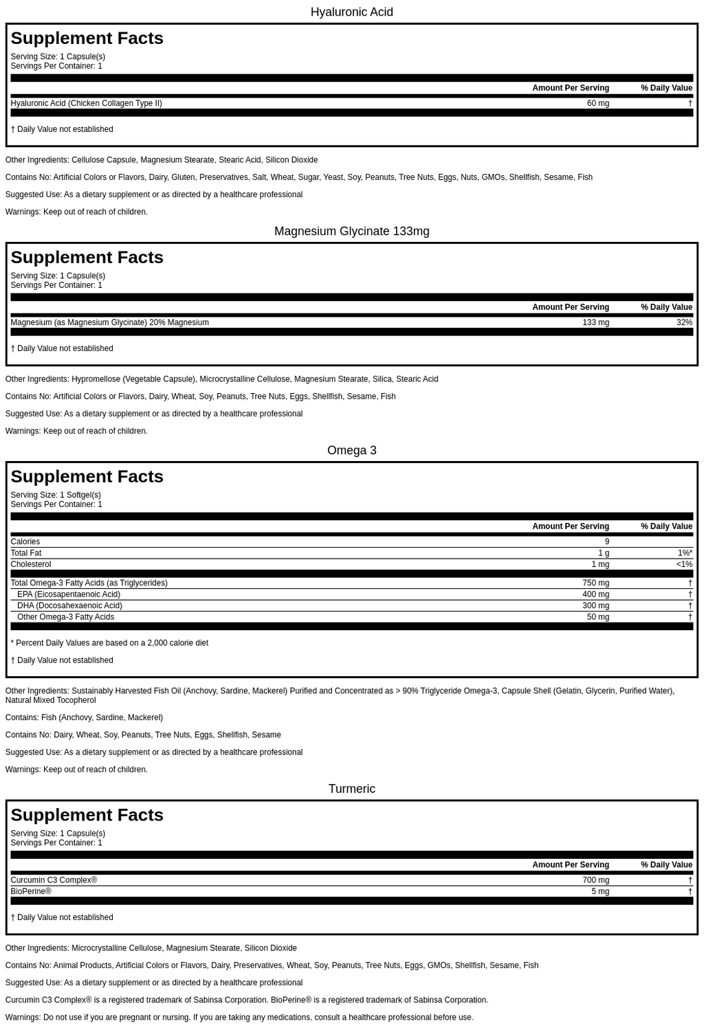 Joint Support 30+ with Hyaluronic Acid