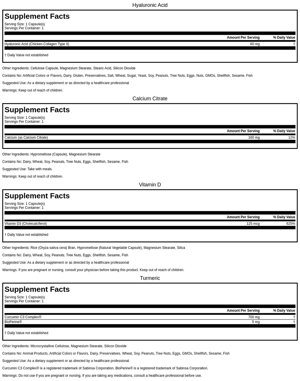 Joint Care 40+ with Hyaluronic Acid