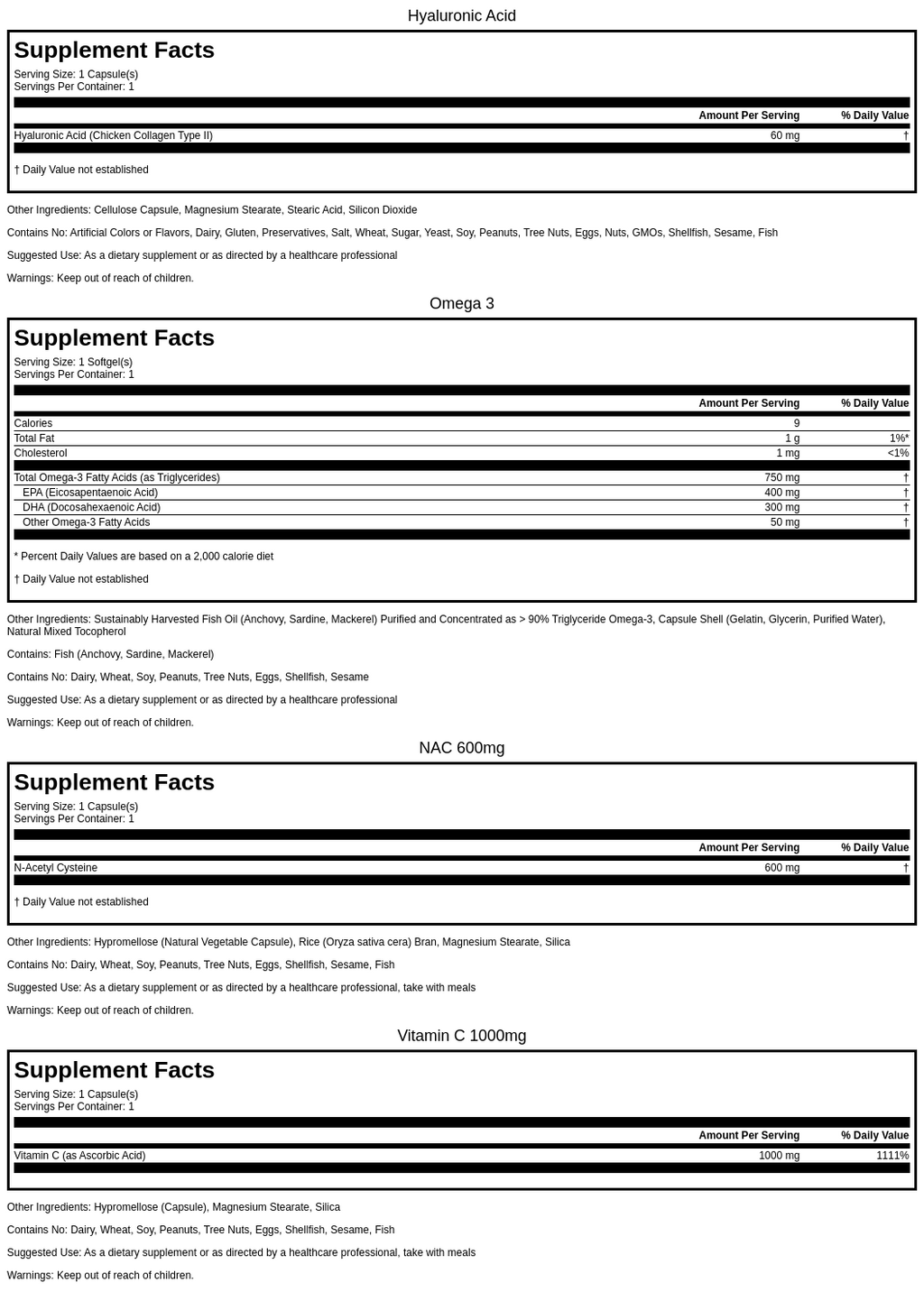 Radiant Skin Pack with Hyaluronic Acid